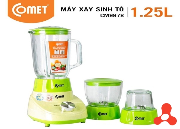 MÁY XAY SINH TỐ 3 CỐI COMET CM9978