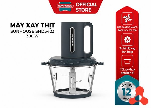 MÁY XAY THỊT SUNHOUSE SHD5403 (T12)