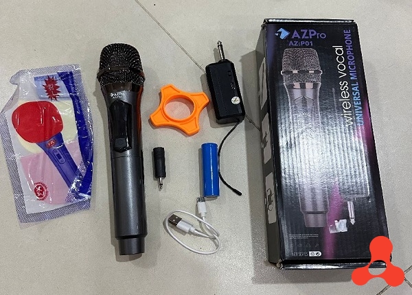 MIC KARAOKE KHÔNG DÂY ĐA NĂNG AZPRO-P01