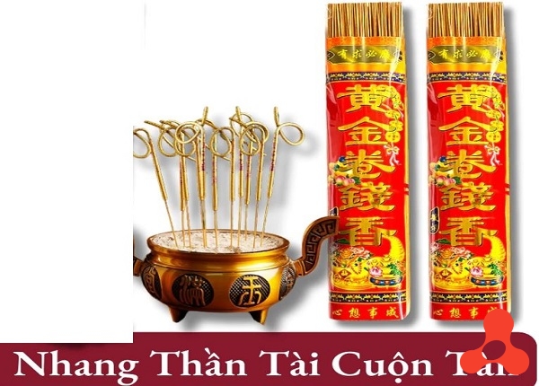 NHANG THẦN TÀI CUỘN TÀN ÍT KHÓI 4 TẤC