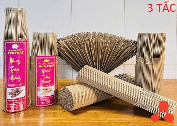 NHANG TRẦM HƯƠNG 3 TẤC BÓ 1KG