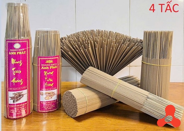 NHANG TRẦM HƯƠNG 4 TẤC BÓ 1KG