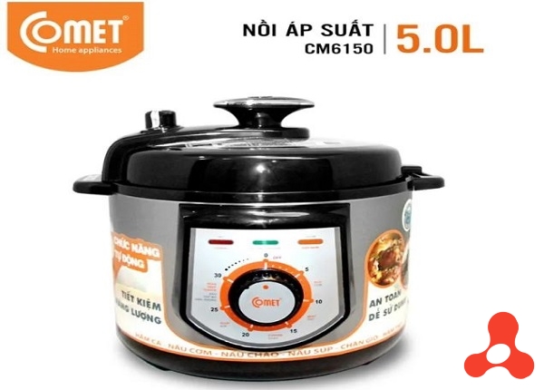 NỒI ÁP SUẤT ĐIỆN INOX NẮP RỜI COMET CM6150 (T2)