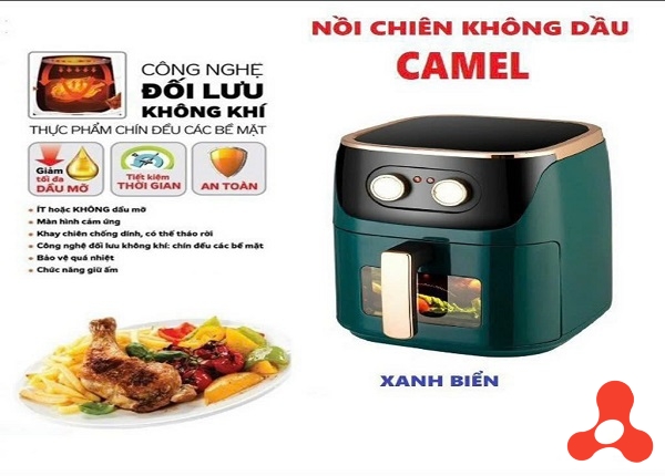 NỒI CHIÊN KHÔNG DẦU CAMEL 12L