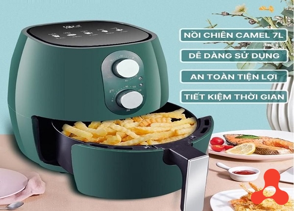 NỒI CHIÊN KHÔNG DẦU CAMEL 7L