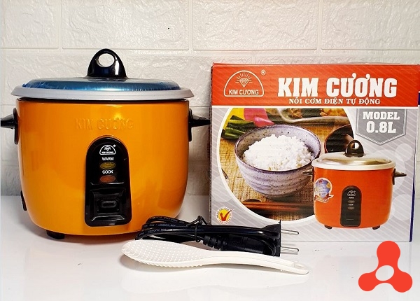 NỒI CƠM ĐIỆN 0.8L KIM CƯƠNG CHỐNG DÍNH NẮP RỜI
