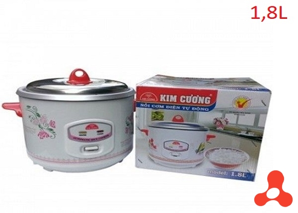 NỒI CƠM ĐIỆN 1,8L KIM CƯƠNG NẮP RỜI