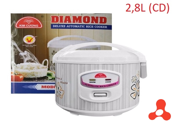 NỒI CƠM ĐIỆN 2,8L KIM CƯƠNG NẮP GÀI (CD)
