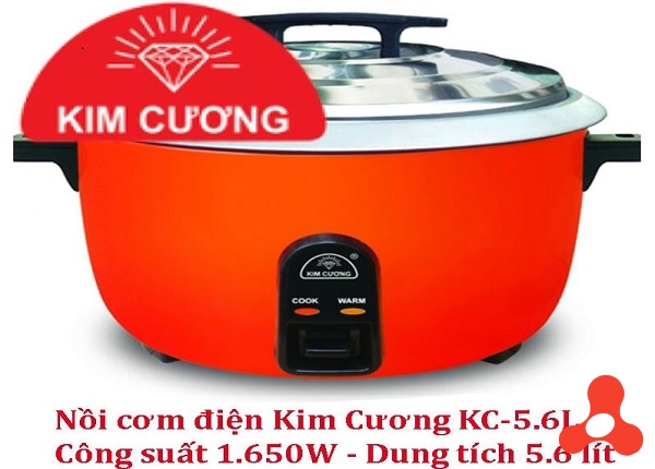 NỒI CƠM ĐIỆN 5,6L KIM CƯƠNG NẮP RỜI
