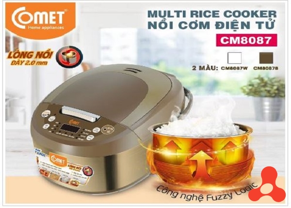 NỒI CƠM ĐIỆN TỬ COMET 1.8LIT CM8087( CHÍNH HÃNG )