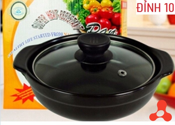 NỒI ĐẤT KHO THỊT ĐỈNH 10 - 24CM