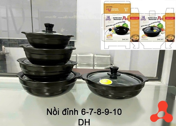 NỒI ĐẤT KHO THỊT PAN ĐH LOẠI 1, ĐỈNH 9