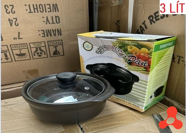 NỒI ĐẤT SỨ CHỐNG DÍNH 3L - 25CM
