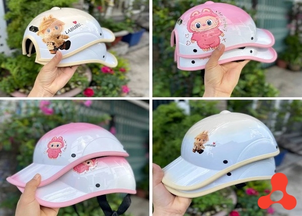 NÓN BẢO HIỂM LƯỠI TRAI LABUBU
