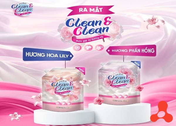 NƯỚC GIẶT THÁI LAN CLEAN & CLEAN TÚI 3,2L