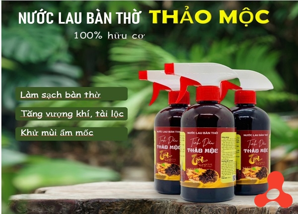 NƯỚC LAU BÀN THỜ THẢO MỘC 500ML