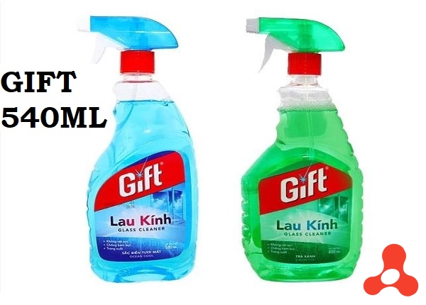 NƯỚC LAU KÍNH SIÊU SẠCH GIFT 540ML