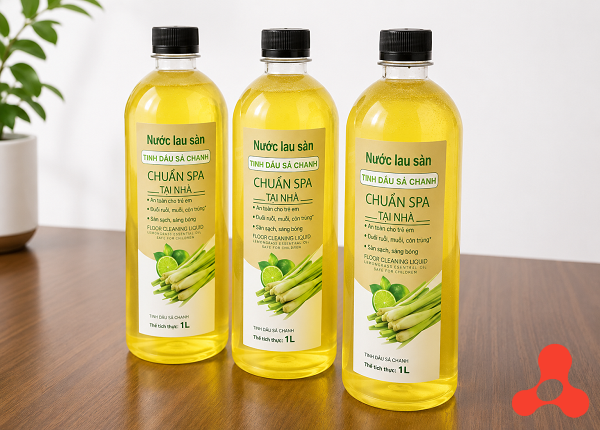 NƯỚC LAU SÀN CHANH SẢ CHAI 1 LÍT (T30)
