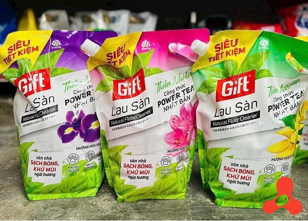 NƯỚC LAU SÀN GIFT THIÊN NHIÊN TÚI 3,6KG