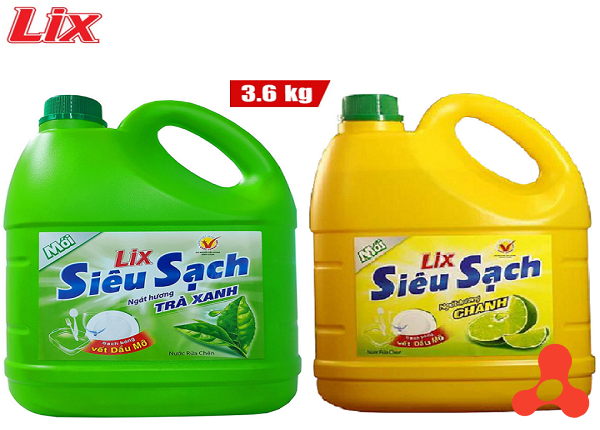 NƯỚC RỬA CHÉN LIX SIÊU SẠCH CAN 3.6KG