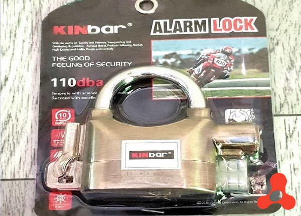 Ổ KHOÁ BÁO ĐỘNG CHỐNG TRỘM KINBAR ALARM LOCK (VÀNG)