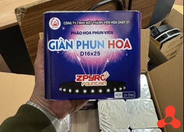 PHÁO HOA GIÀN PHUN VIÊN 25 ỐNG Z121 (T24)