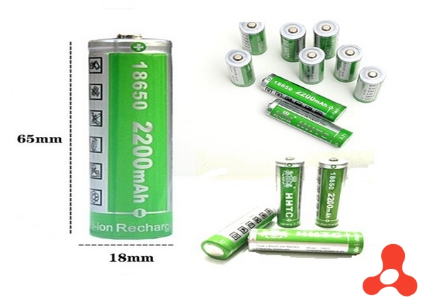 PIN SẠC 18650 2200MAH (XANH LÁ)