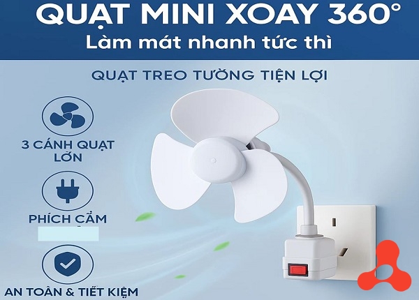 QUẠT GẮN ĐUI BÓNG ĐÈN ĐA NĂNG