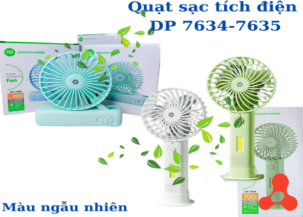 QUẠT SẠC TÍCH ĐIỆN DP- 7635