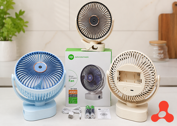 QUẠT TÍCH ĐIỆN 3 CẤP GIÓ 2in1 DP 7638 (T30)