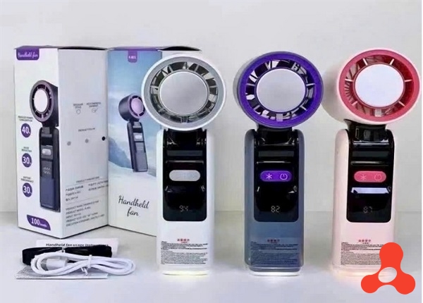 QUẠT TÍCH ĐIỆN CẦM TAY 100 CẤP ĐỘ SÒ LẠNH K801