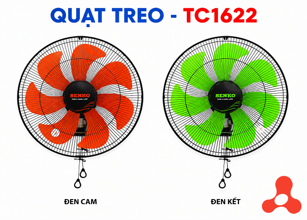QUẠT TREO 2 DÂY SENKO Model - TC1622