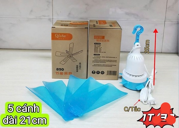 QUẠT TREO MINI 220V 5 CÁNH MÃ QT 850