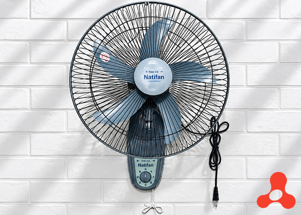 QUẠT TREO TƯỜNG 5 CÁNH 1 DÂY NATIFAN B-404 (T6)