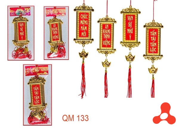 SET 10 DÂY TREO TẾT CÂU ĐỐI MÃ M133