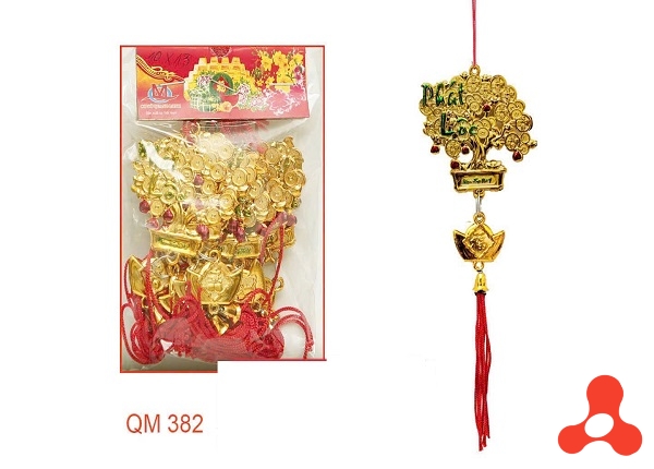 SET 10 DÂY TREO TẾT CÂY MAI VÀNG MÃ M382