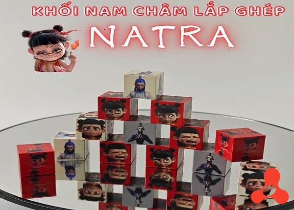 SET 10 KHỐI NAM CHÂM 6 MẶT TỪ TÍNH NATRA