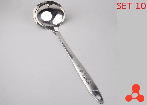 SET 10 VÁ MÚC CANH INOX HOA ĐẶC SỐ 7