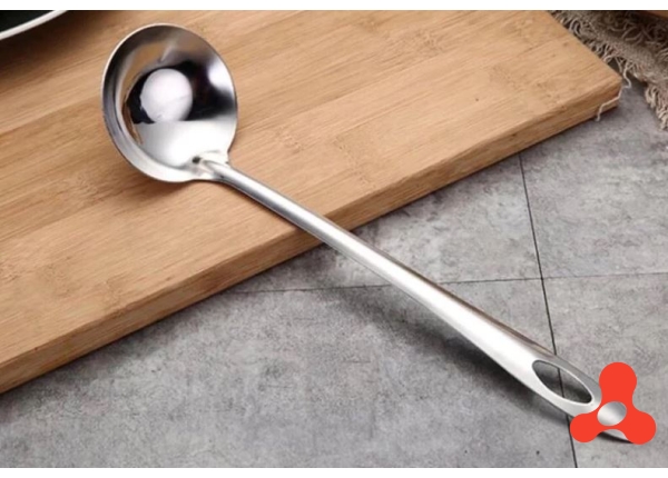 SET 10 VÁ MÚC CANH INOX SỐ 7 TAY CẦM DÀI