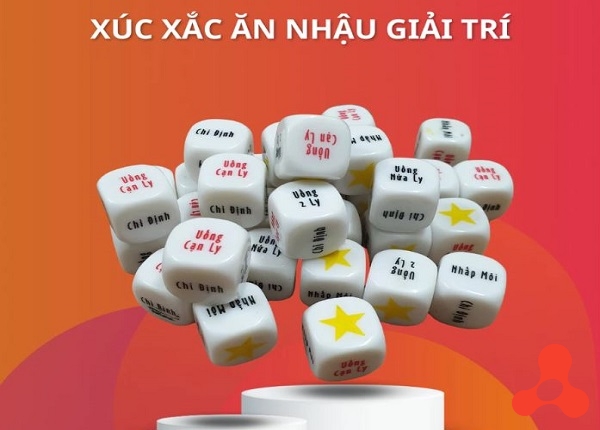 SET 10 XÚC XẮC ĂN NHẬU UỐNG BIA GIẢI TRÍ