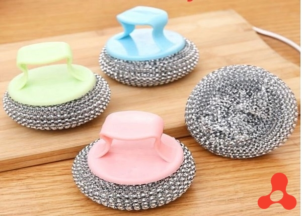 SET 2 DỤNG CỤ CỌ XOONG NỒI TAY CẦM NHỰA