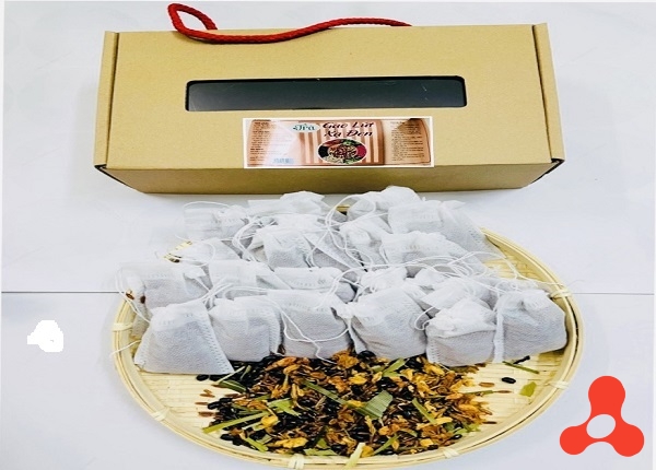 SET 24 GỐI TRÀ GẠO LỨC 4 VỊ CÓ TÚI LỌC