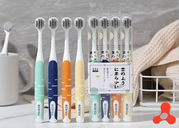 SET 4 BÀN CHẢI ĐÁNH RĂNG NHẬT BẢN