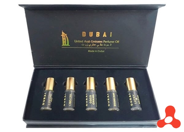 SET 5 CHAI NƯỚC HOA DUBAI NHIỀU MÙI DẠNG LĂN