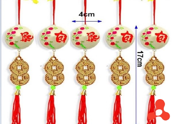 SET 5 DÂY TREO TẾT MÃ TL345