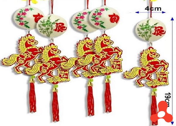 SET 5 DÂY TREO TẾT MÃ TL350