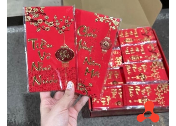 SET 6 BAO LÌ XÌ ĐỎ MAY MẮN 2026 (T100)