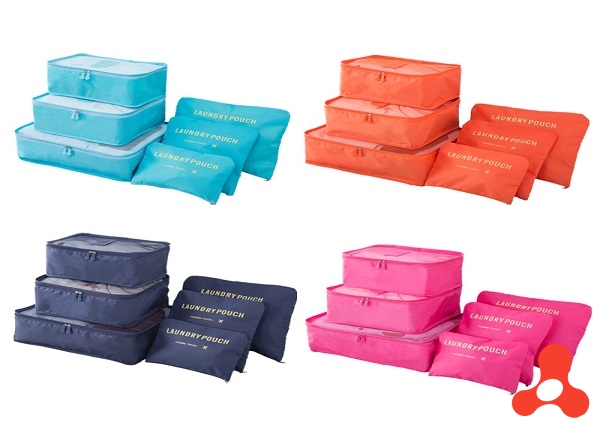 SET 6 TÚI ĐỰNG ĐỒ DU LỊCH LAUNDRY POUCH