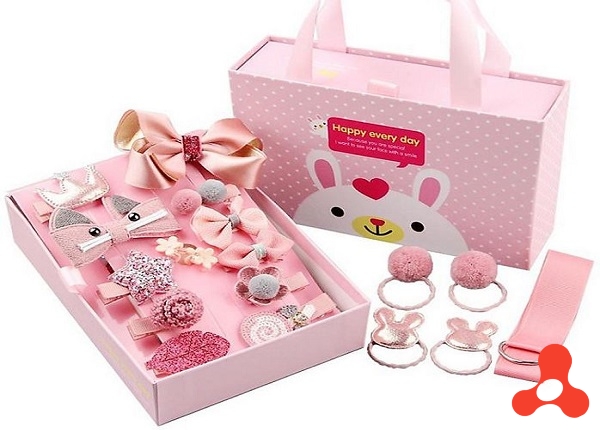 SET PHỤ KIỆN TÓC 18 CHI TIẾT FULL BOX QUÀ TẶNG
