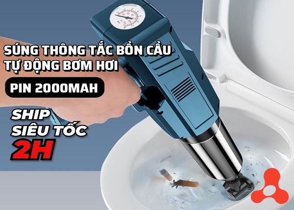 SÚNG THÔNG TẮC BỒN CẦU TỰ ĐỘNG BƠM HƠI